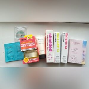Assorted skincare bundle.